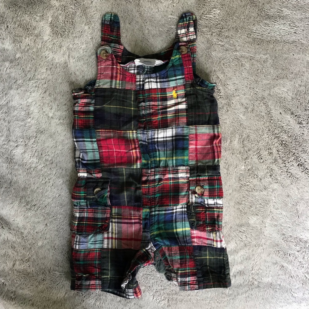 Ralph Lauren plaid romper